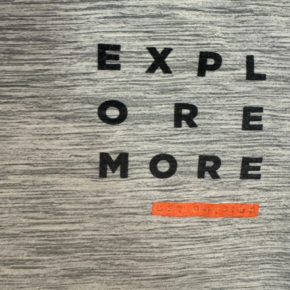 Old Navy Gray Explore More Kids Tee
